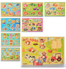 Деревянная игрушка Рамка-вкладыш (MD2101)